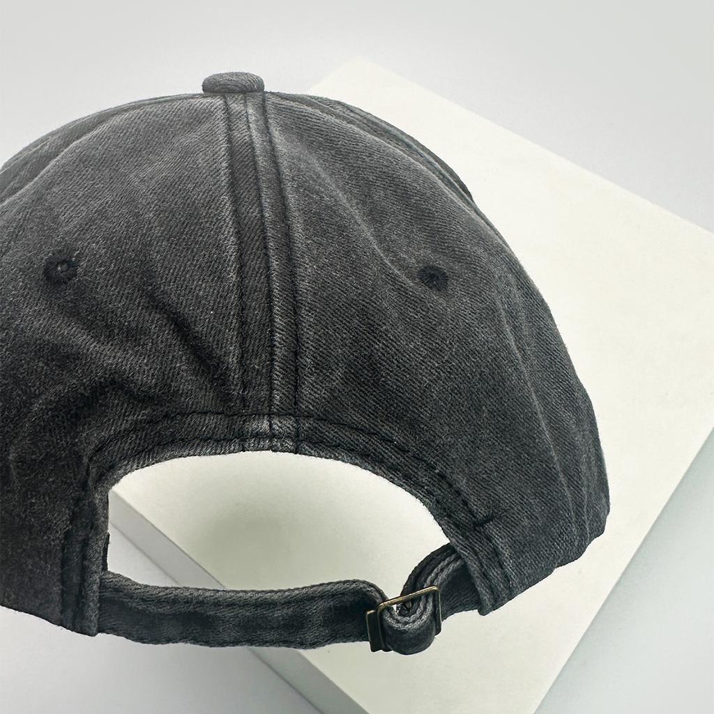 New Unisex Retro Patch Letter Embroidery Baseball Hats Sunshade Korean Versatile Distress Peaked Caps Personal Fashion Street