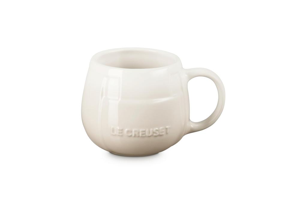 Le Creuset Mesh Mug, Meringue, Heat and Cold Resistant, Microwave and Oven Safe [Official Japanese Product]