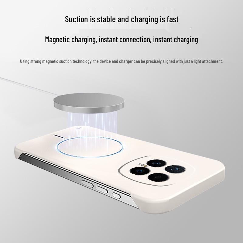 Honor Magic8/Magic8 Pro Skin-Feel Magnetic Frosted Anti-Drop Solid Color Phone Case