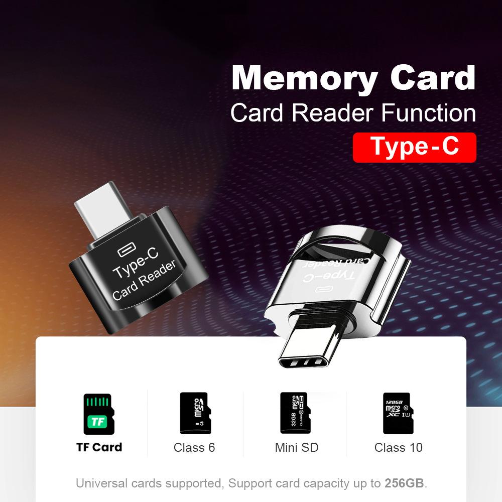 Mini Type-C OTG USB Adapter with TF Card Reader for Android Phones and Tablets Direct From Manufacturer Mini Card Reader