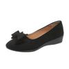 Spring New Pointed Women's Shoes Large Size Shallow Mouth Bevel Heel Single Shoes Women's Doudou Shoes Sports and Leisure Shoes Women