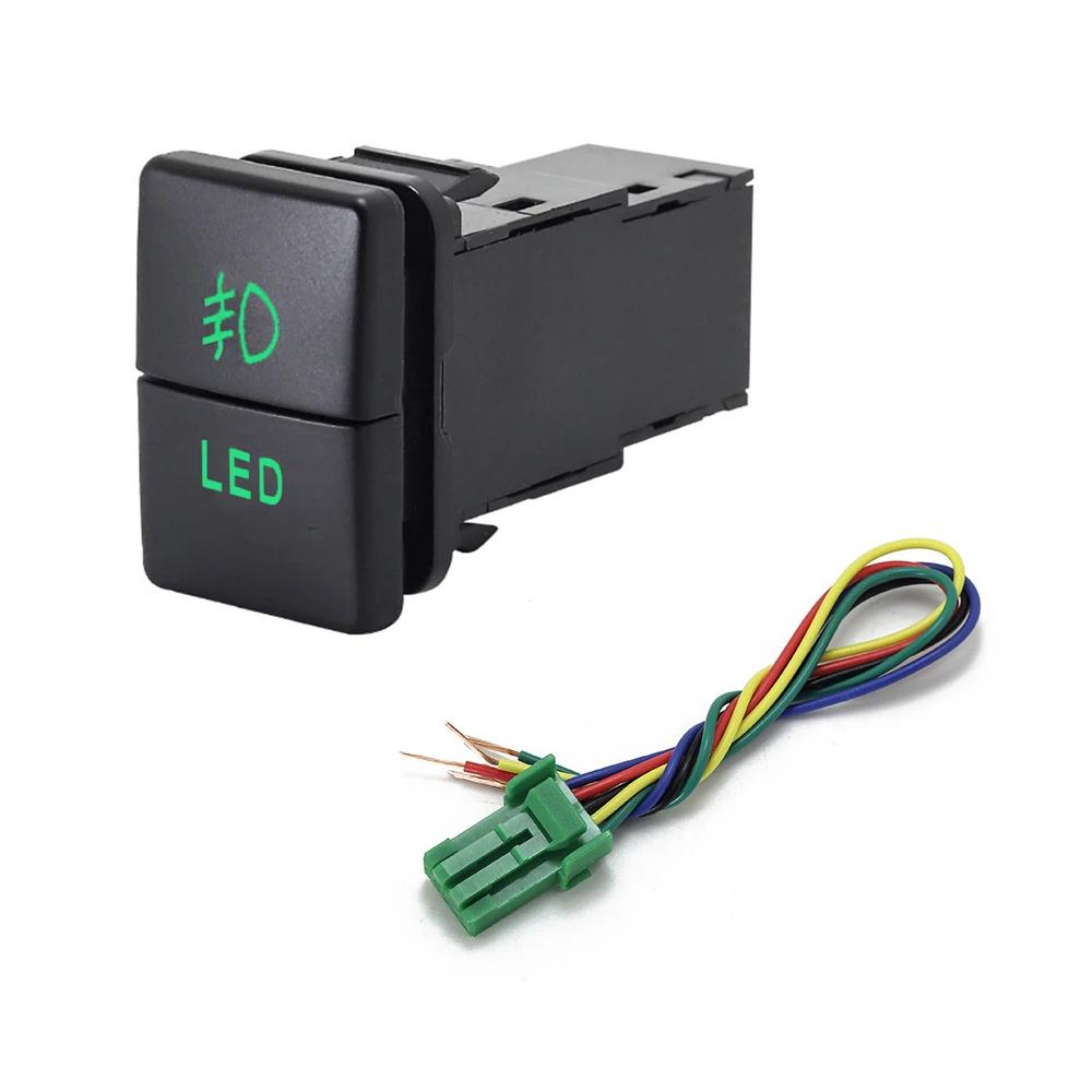 LED Dual Fog Light Switch Radar Parking Sensor Power Headlight Control Button for Suzuki Jimny - Ignis Spacia Speedwings