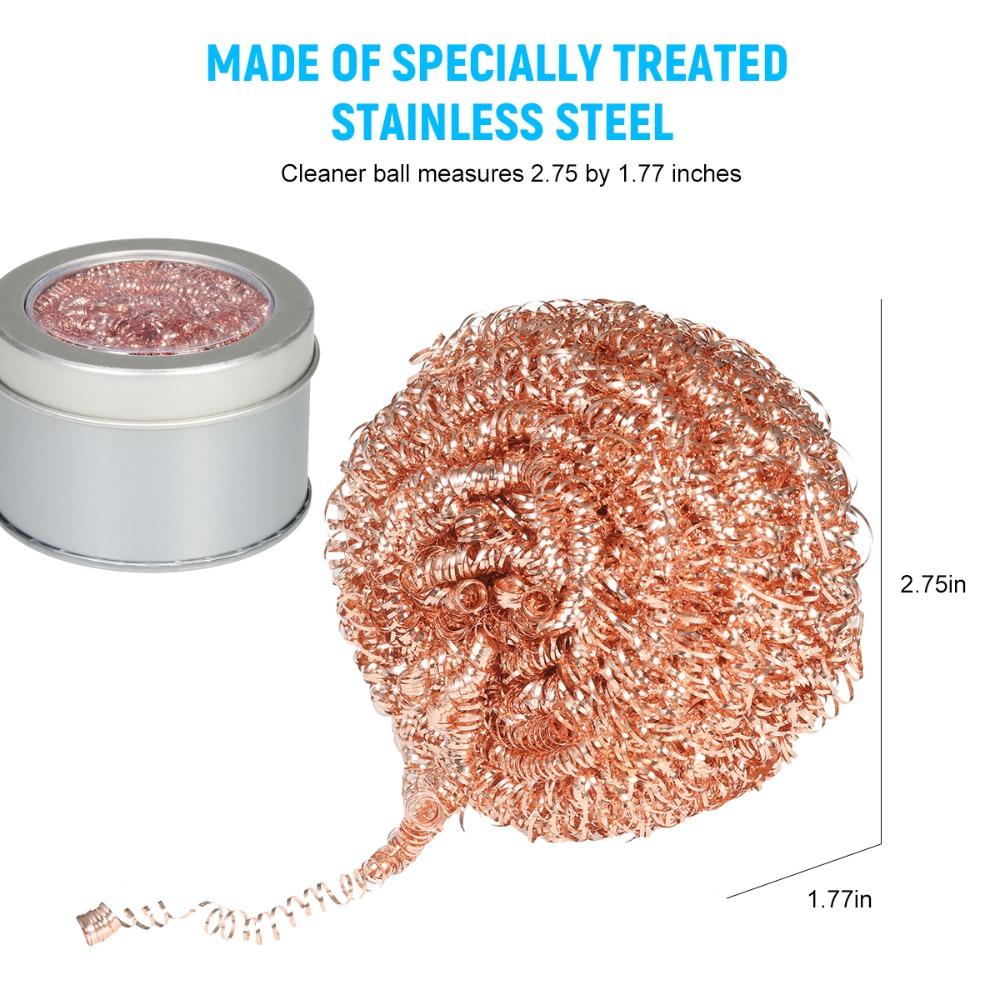 Steel Soldering Iron Tip Cleaner Wire-Type Soldering Iron Sponge For DIY Projects
