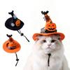 Hairball Halloween Cat Hat Bow Tie Dog Wizard Hat Pumpkin Bell Pet Hat  Cat And Dog Supplies
