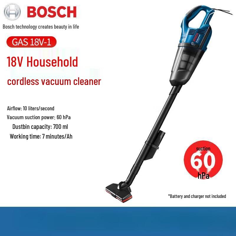 BOSCH GAS18V-1 Cordless Portable Handheld Vacuum Cleaner CN plug (adapter included)