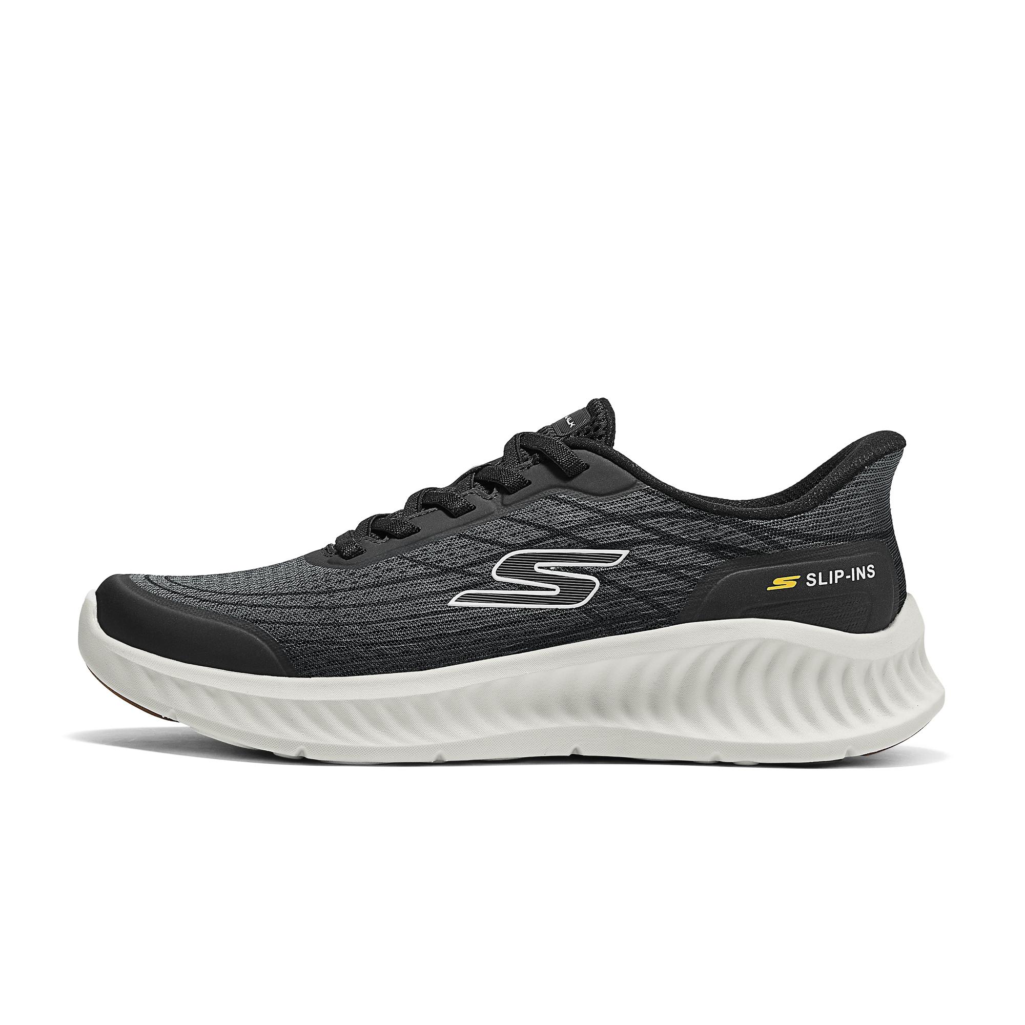 Skechers Mens Go Walk Round Toe Lace-Up Shock Absorbing Slip-Resistant Durable Support Low-Top Walking Shoes Men sneaker 216946-BKW 41