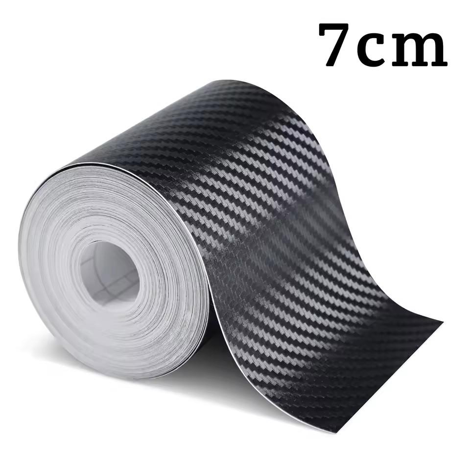 Mobidea 10M 3D Nano Carbon Fiber Car Door Anti-Scratch Strip Waterproof DIY Protector Tape for Mirror Bumper