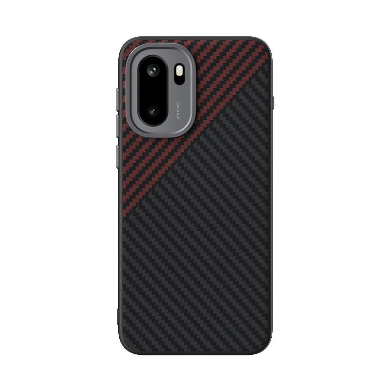 

For OnePlus Ace 6 Case 1+Ace 6 Magsafe Wireless Charging 2C Series Carbon Fiber Pattern Camera Circle Mobile Phone Cases Cover OnePlus Ace 6