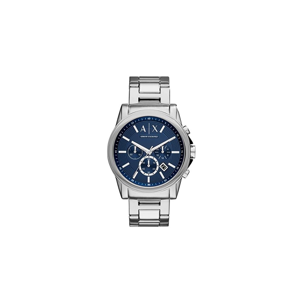 Armani Exchange AX2509 Watch Stainless Steel Case Quartz Movement Water Resistant