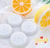 1 ks 4 dutinkové silikonové formy na plátky citronu Silikonové formy na plátky pomeranče na ruční zdobení mýdlových dortů .