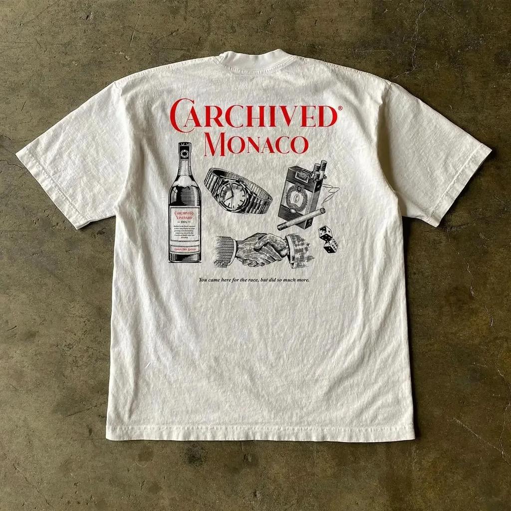 2024 Y2k Street Vintage Animated Alphabet Print Short Sleeve T-shirt Women's Summer Harajuku Fashion Casual Loose Top