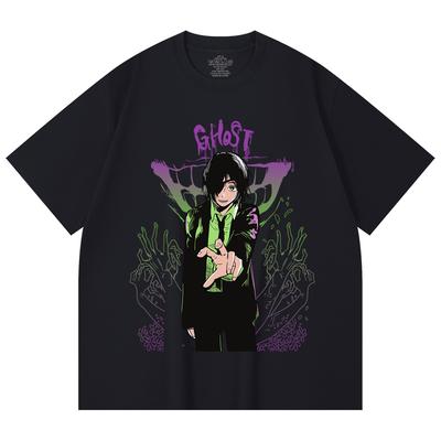 230 Gsm 100% Cotton Chainsaw Man V7 Himeno Print Unisex Heavy Cotton T Shirt