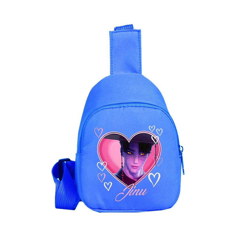Animation Cartoon Peripheral Printing High Value Portable Shoulder Bag Leisure Children Fanny Pack