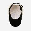 Winter Curly Plush Warmth Peak Cap Cute Baseball Caps Unisex Accessories Sporty Style Color-block Design Minimal Style 56-60cm