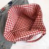 Large Capacity Plaid Women's Canvas Shoulder Bags Simple Commuter Female Shopping Bag College Girls Book Tote Travel Handbags