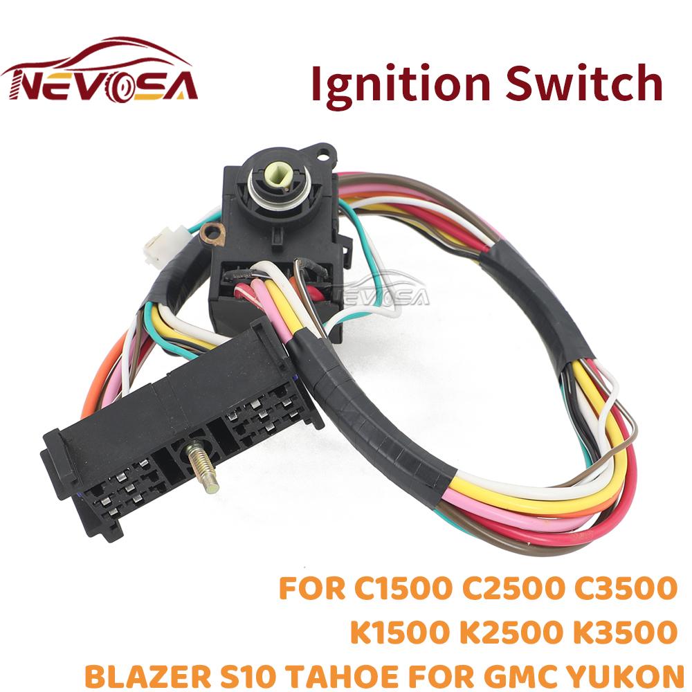 

Ignition Starter Switch Harness For Chevrolet Blazer C1500 C2500 C3500 S10 Tahoe For GMC Yukon 26036311 88922204 26066377 26036311