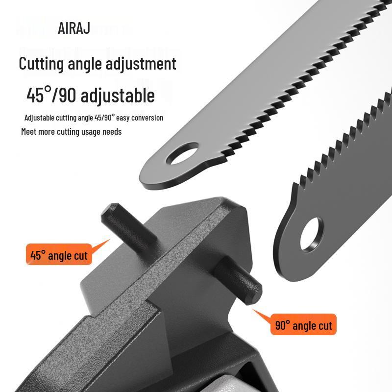 Compact Household Handheld Hacksaw with Iron Blade and Frame