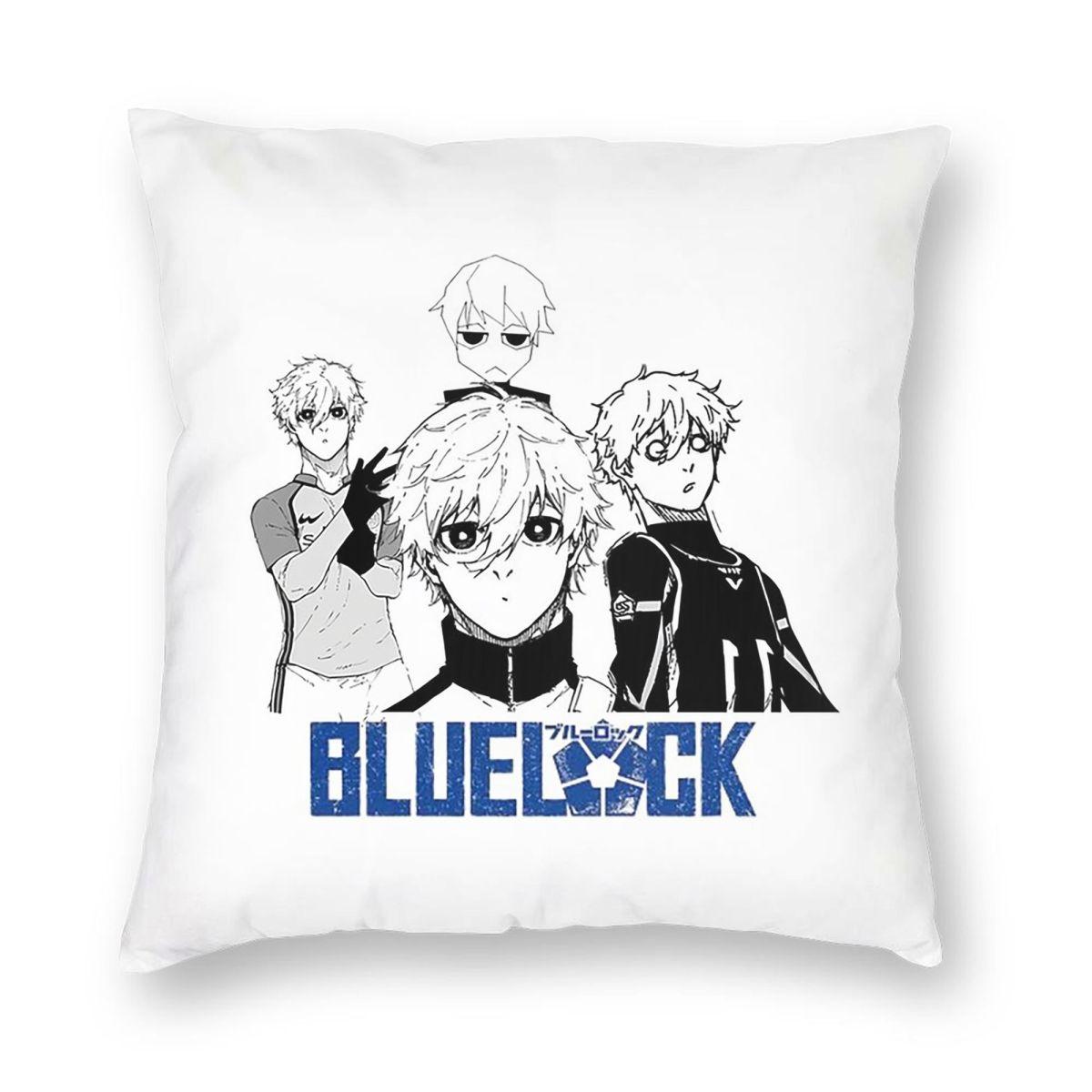 

Blue Lock Comic Art Design Of Yoichi Isagi Square Pillowcase Pillow Cover Cushion Zip Decorative Comfort Throw Pillow for Home 12x12Inch