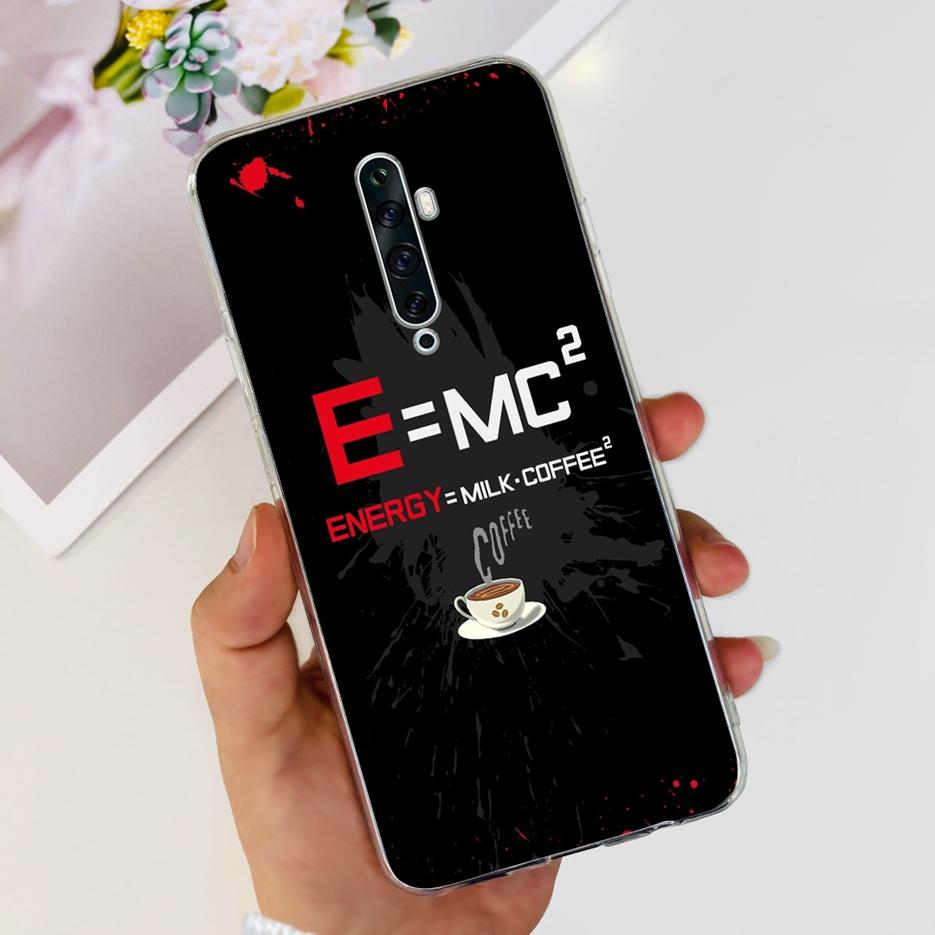 For Oppo Reno 2 2F 2Z Case Luxury Painted Cover Clear Silicone Phone Case For Oppo Reno2 F Reno 2Z Reno2 Reno2F Reno2Z Soft Bags