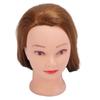 Hair Mannequin Head Hairdressing Styling Training Braiding Practice Doll Head with Clamp Holder Tools