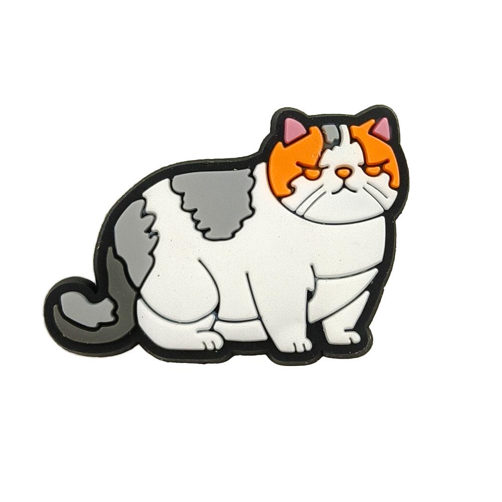 Cute Cartoon Cat Shoe Charms: Soft DIY Accessories for Garden Shoes