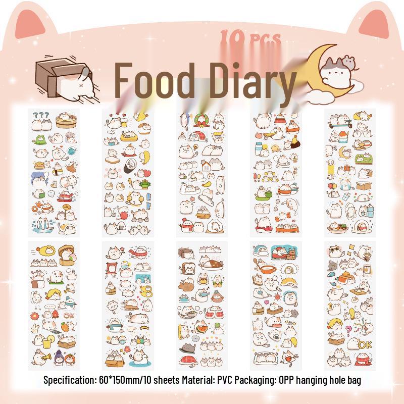 

Pet Planet Cute Cartoon Children s Waterproof Sticker Pack