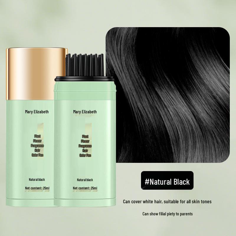 Бестселлер Douyin: Растительный консилер-карандаш для маскировки седых волос - Не повреждающий, Одноразовый, Оригинальный продукт.