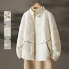 IHIMI Women's New Chinese Style Embroidered Padded Jacket