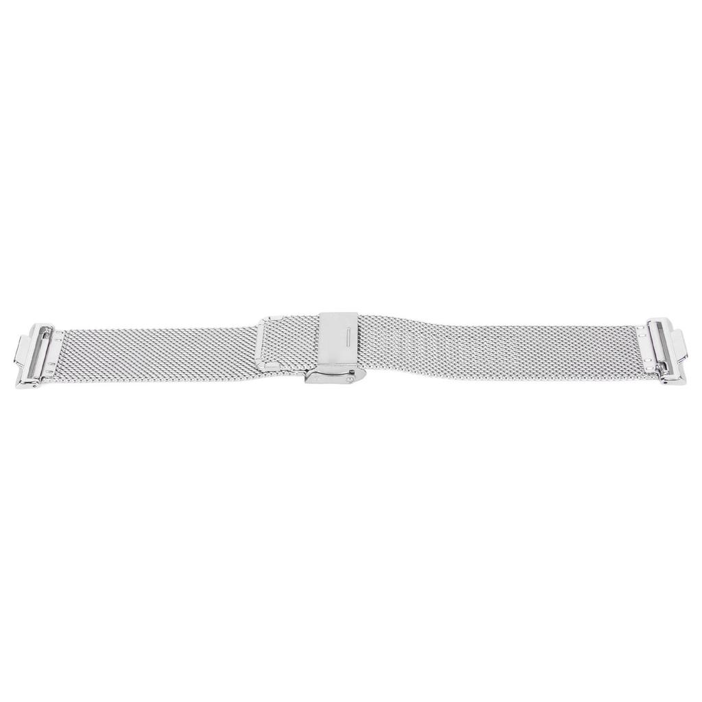 Stainless Steel Watch Strap Adjustable Wristband with Metal Buckle Watch Band for Huawei Watch Fit 2 Silver