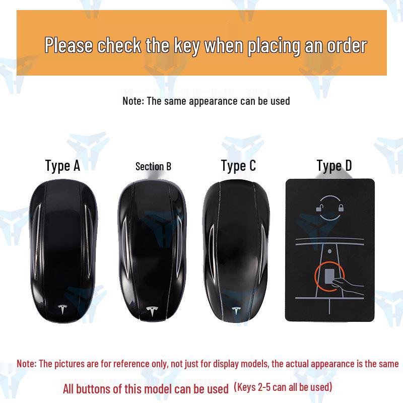 Compatible Key Cases for Model X and Model 3 S3Y Tesla Card Remote Control