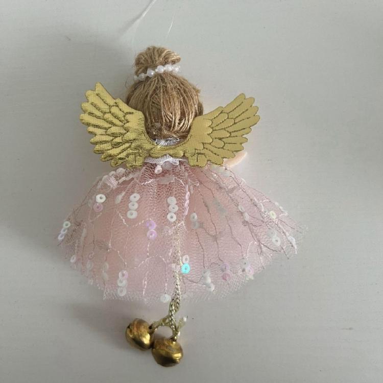 Reusable Textiles Angel Hanging Doll Ornamentation All Ages Safe Decors For Christmas Birthdays Special Event Decors