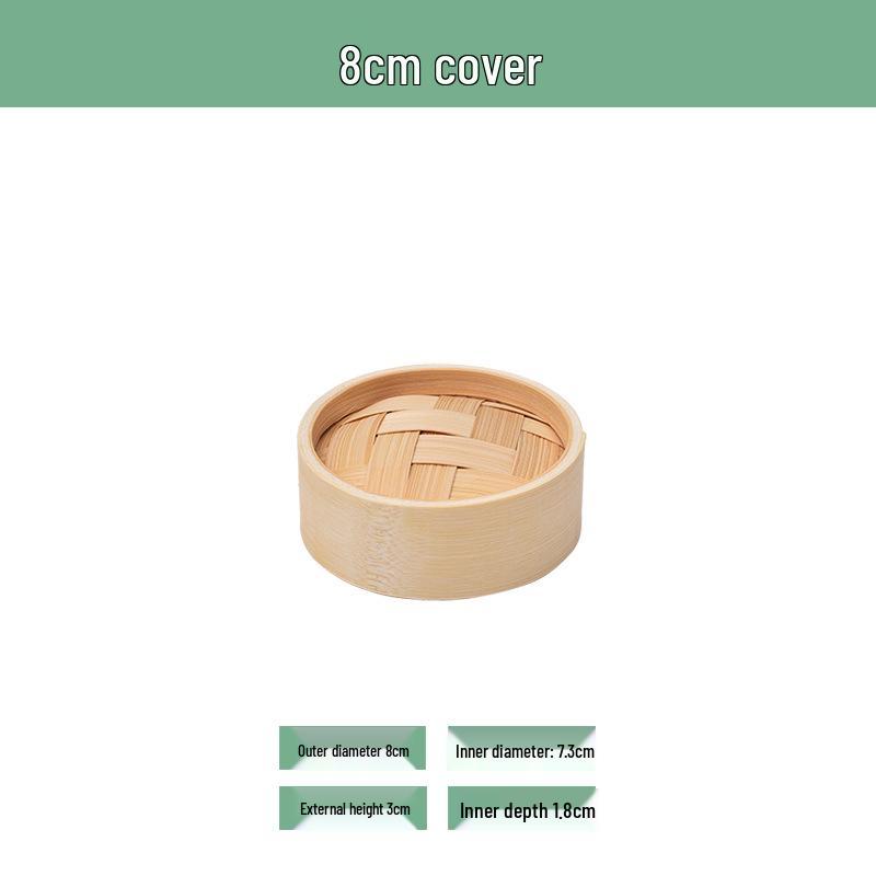 Portable Bamboo Steamer Basket with Lid for Mantou, Baozi, Xiaolongbao – Stackable Woven Design