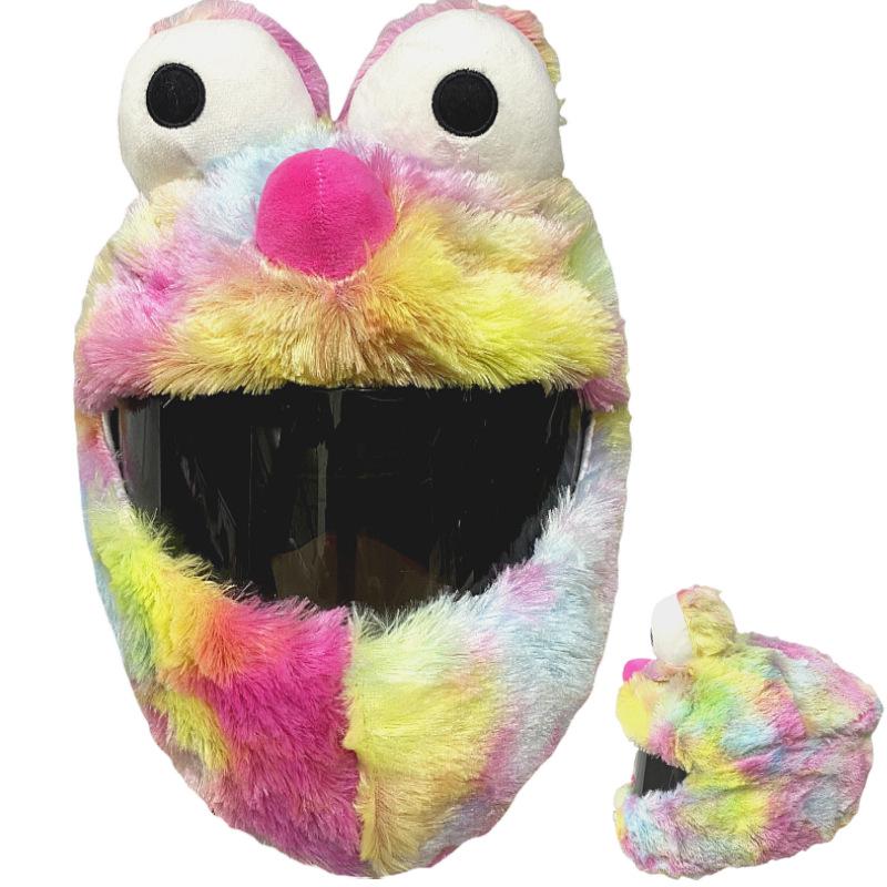 Motorcycle Helmet Decoration: Cartoon Rabbit, Toothless, Pumpkin Head Covers