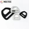 5/10Pcs Meetee 15-38mm Metal Buckle Bag Strap Adjust Buckles Webbing Belt Connector Clasp Pet Collar Hook Hardware Accessories