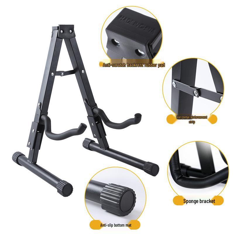 Universal A-frame Guitar Stand for Electric, Acoustic, and Bass Guitars