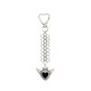 Stylish Love Heart Keychain Eye Catching Key Chain Bag Charm Decorations Fashionable Pendant for Backpacks Wallet