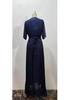 Elegante Europese Pailletten Avondjurk met Elastische Taille voor Dames