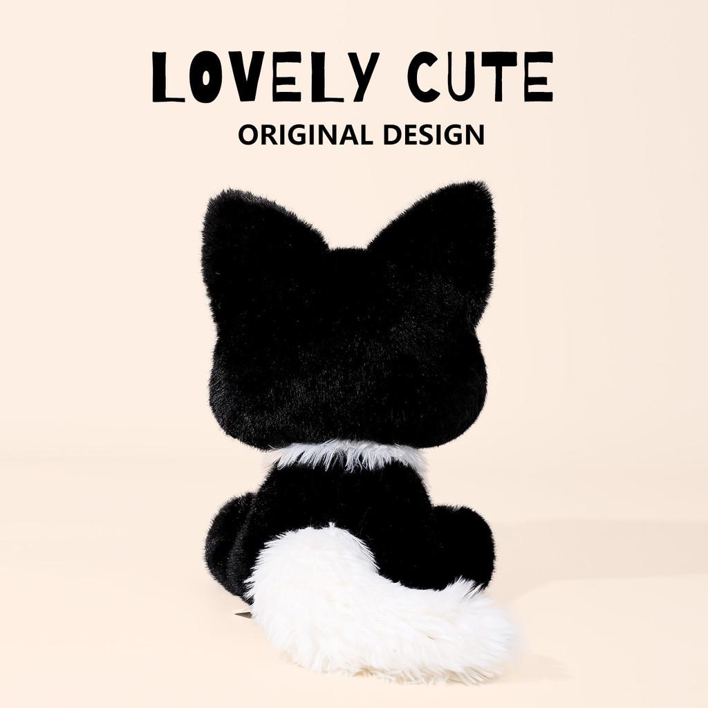 Cartoon Cat Plush Toy With Soft Short Pile For Kids And Collectors