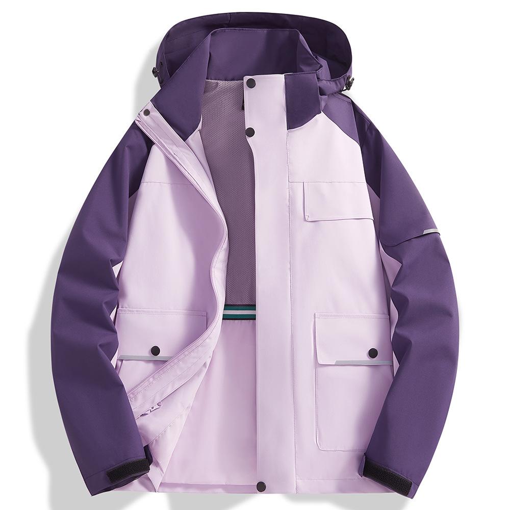 

New Couple Single Mountain Windproof Waterproof Jacket for Men and Women Plus Size Jacket for Spring and Autumn New Outdoor Style S