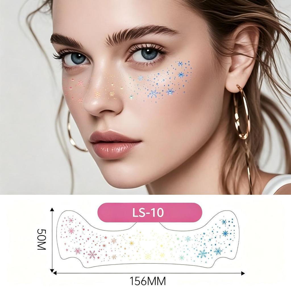 European & American Laser Freckle Stickers - Temporary Face Makeup Simulation Stickers
