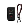 For Land Rover Range Rover Sport Velar Evoque Freelander2 Discovery Jaguar XF XJ XJL XE Silicone Car Fob Key Case Cover Keychain
