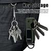 Key Storage Clip Compact Design Metal Construction Outdoor Portable Key Storage Organizer Compatible with Various Key Types