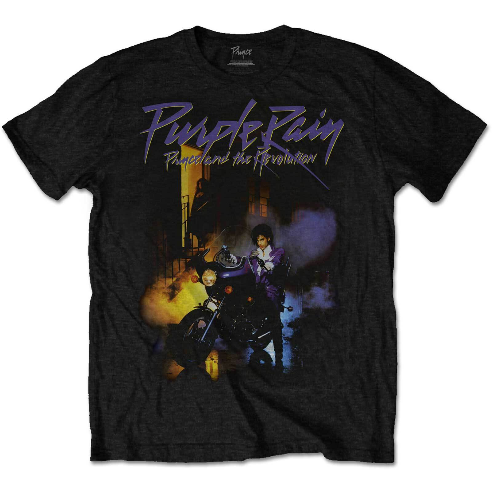 Принц Мужская Женская Взрослая Детская Футболка Purple Rain 4XL