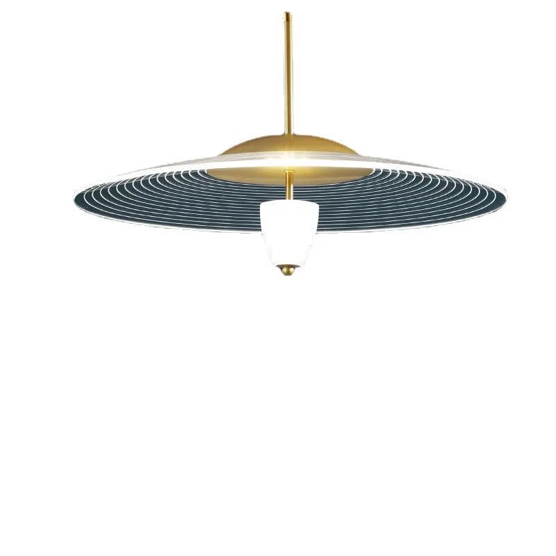 Lămpi Suspendate Acrilice Transparente de Lux în Formă de OZN, Creative, pentru Sala de Mese, Restaurant, Nordic, Decor pentru Camera de Zi, Bar, Birou