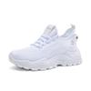 Women's Red Mesh Shoes Breathable Mesh Sneakers for Women Knitted Shoes Women White Platform Tennis Shoes Thick Sole Casual Shoe