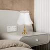 European Style Fabric Bell Lamp Shade Small 5 Tops 10 Bottom 8 High Replacement Table Floor Wall Lamp Shade for Living Room