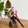 Frieren Beyond Journey's End Frieren Model Pink Hair with Staff PVC Action Figure Collectible Model Toy Present
