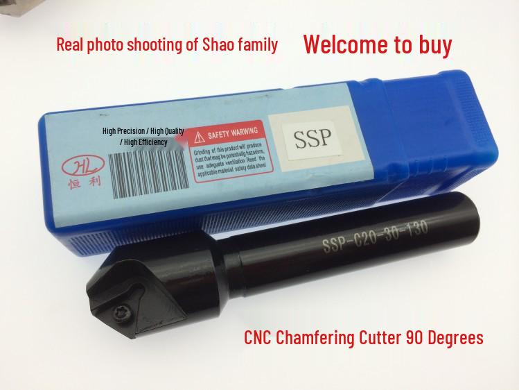 CNC Disposable Chamfering Tool Holder SSP C20-20-130, 90°