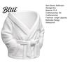 Cosmetic Tool Holder Bathroom Countertop Storage Box Makeup Brush with 3D Printed Hollow Accessory Container Bathrobe Design PLA Waterproof