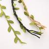 Artificial Vine Rope Eco-friendly Wear Resistant Fabric Hemp Rope with Artificial Vine Green Leaves Home